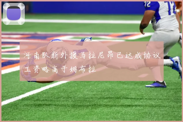 河南队新外援马拉尼昂已达成协议工资略高于姆布拉