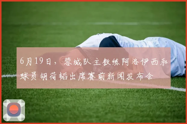 6月19日，蓉城队主教练阿洛伊西和球员胡荷韬出席赛前新闻发布会